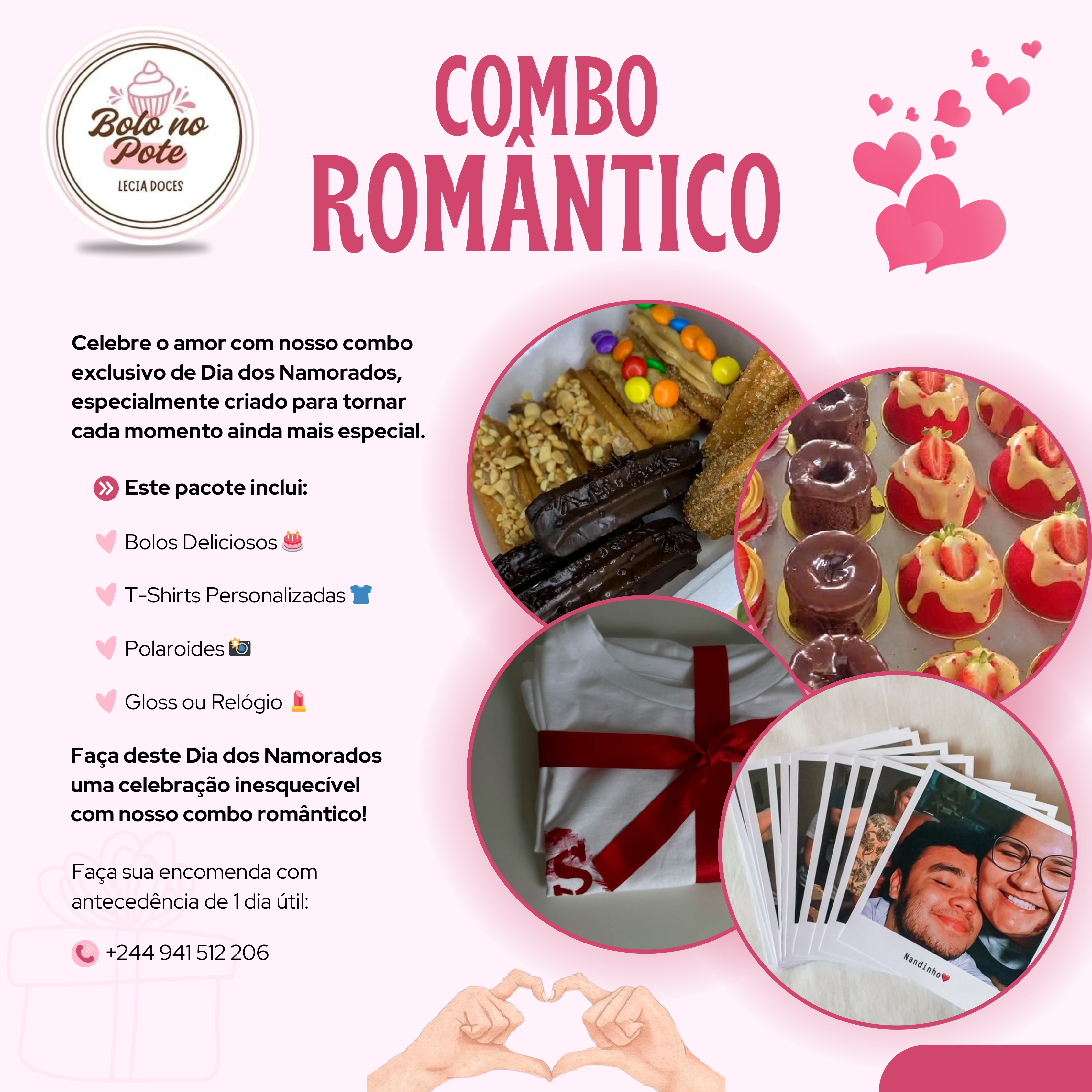 Flyer Romântico – Lécias Doces